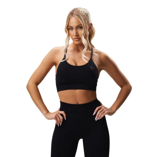 Front - Gym King Womens/Ladies Seamless Sports Bra