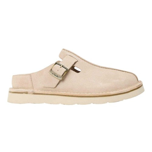 Front - Clarks Womens/Ladies Suede Platform Mules