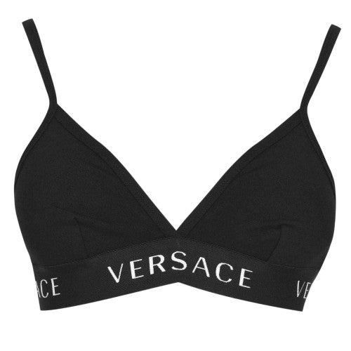 Front - Versace Womens/Ladies Essentials Triangle Cups Bra