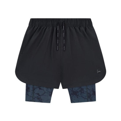 Front - Reeva Mens Microfibre Running Shorts