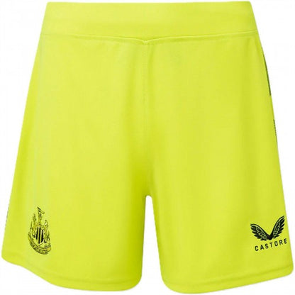 Front - Castore Womens/Ladies Newcastle United FC Goalkeeper Shorts