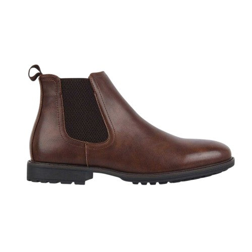 Front - Nicholas Deakins Mens Low Block Heel Chelsea Boots