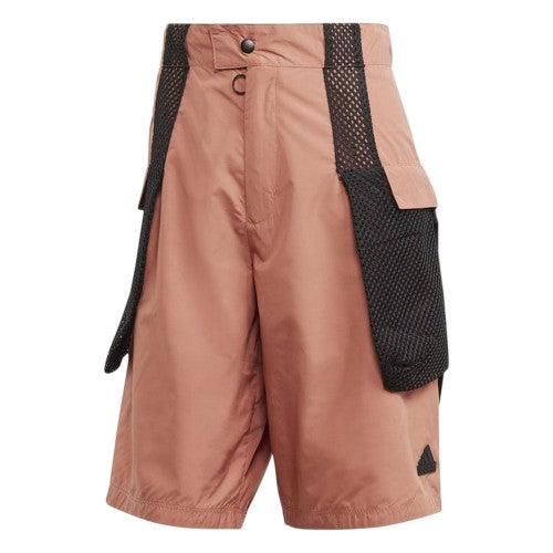 Front - Adidas Mens Logo Cargo Shorts