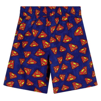 Front - Zoggs Baby Boys Superman Logo Swim Shorts