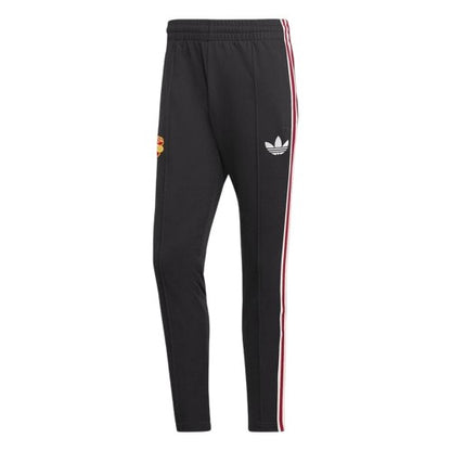 Front - Adidas Mens Originals Manchester United FC Tracksuit Bottoms