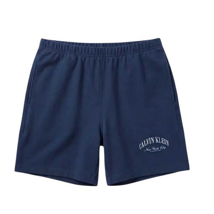 Front - Calvin Klein Mens New York Collegiate Athletic Shorts