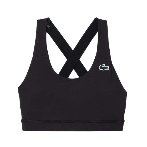 Front - Lacoste Womens/Ladies Stretch Breathable Sport Bralette