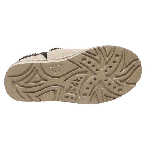 Sand - Lifestyle - EverAu Womens-Ladies Wigeon Cow Suede Flat Slippers