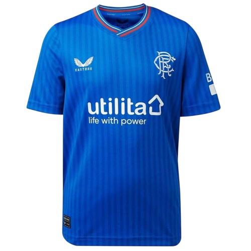 Front - Castore Childrens/Kids Rangers FC Home Shirt