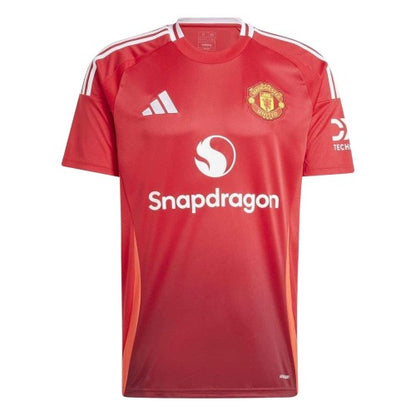 Front - Adidas Mens 2024 Manchester United FC Home Shirt