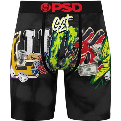 Front - PSD Mens Get Lucky Graffiti Boxer Briefs