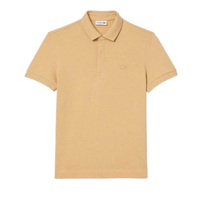 Front - Lacoste Mens Paris Piqué Stretch Regular Polo Shirt