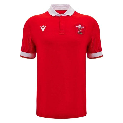Front - Wales RU Womens/Ladies 2024 Rugby Home Shirt
