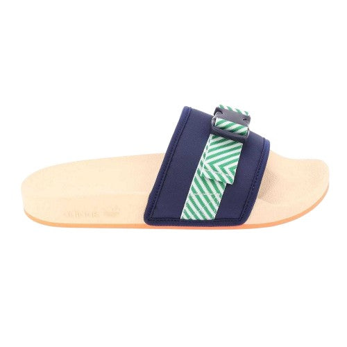 Front - Adidas Womens/Ladies Adilette Textile Casual Slide
