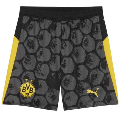 Front - Borussia Dortmund Unisex Adult 2025/26 Puma Football Shorts