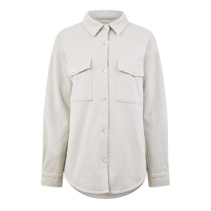 Front - Jack Wills Womens/Ladies Ouston Plaid Relaxed Fit Shirt Jacket