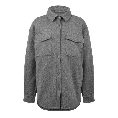 Front - Jack Wills Womens/Ladies Relaxed Fit Shirt Jacket