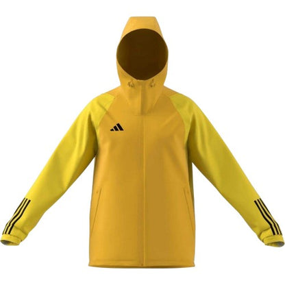 Front - Adidas Mens Tiro 23 Competition All Weather Jacket