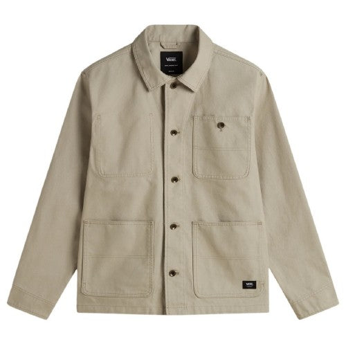 Front - Vans Mens London City Cotton Blend Chest Pocket Regular Field Jacket