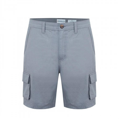 Front - SoulCal Mens Plain Cargo Shorts