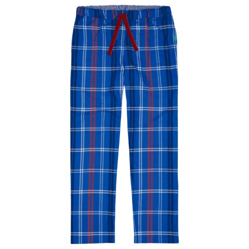 Front - Loungers Mens Organic Cotton Checked Lounge Pants