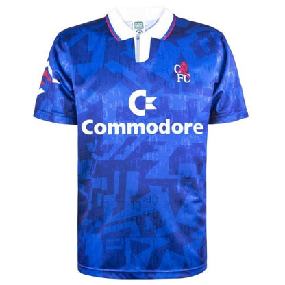Front - Chelsea FC Mens 1992 Football Shirt
