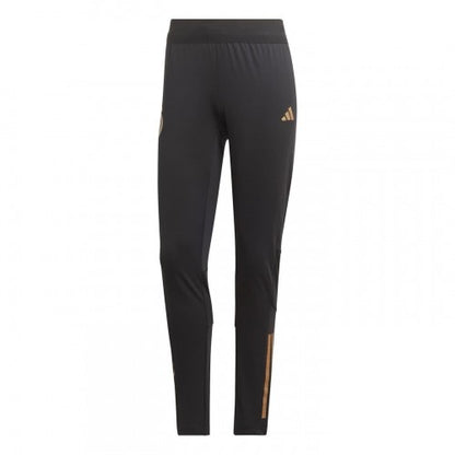 Front - Adidas Womens/Ladies Pro Germany DFB Slim Tracksuit Bottoms