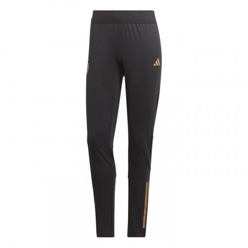Front - Adidas Womens/Ladies Pro Germany DFB Slim Tracksuit Bottoms