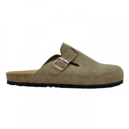 Front - Jack Wills Mens Suede Flat Mule Sandals