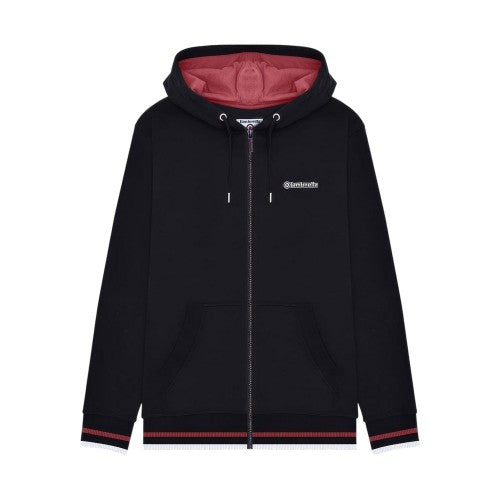 Front - Lambretta Mens Hooded Sweat Jacket