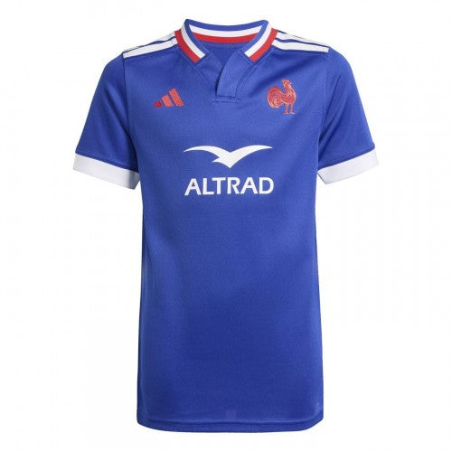 Front - France Childrens/Kids Rugby Jersey