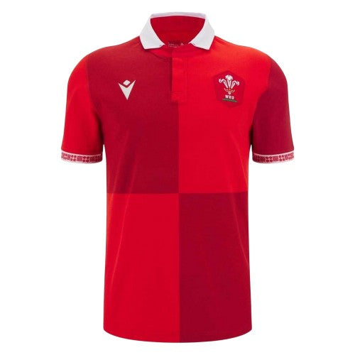 Front - Wales RU Mens 2025 Rugby Shirt