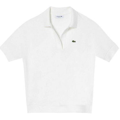 Front - Lacoste Womens/Ladies Logo Loose Fit Polo Shirt