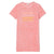 Front - Lacoste Girls Repeat Logo Cotton T-Shirt Dress