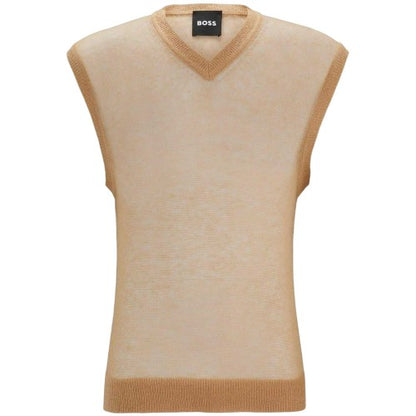 Front - Boss Mens Lucid Sweater Vest