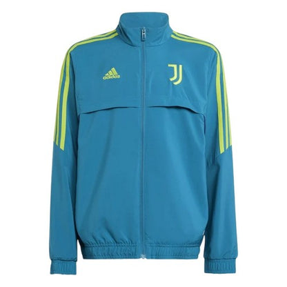 Front - Adidas Childrens/Kids Condivo 22 Presentation Juventus FC Track Top