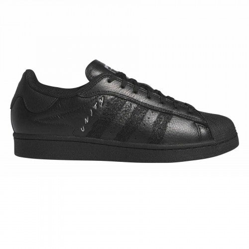 Front - Adidas Mens Superstar Adv Leather Trainers