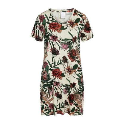 Front - CCDK Copenhagen Womens/Ladies Jacqueline Protea T-Shirt Dress