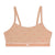 Front - Lacoste Womens/Ladies Logo Cotton Stretch Bralette