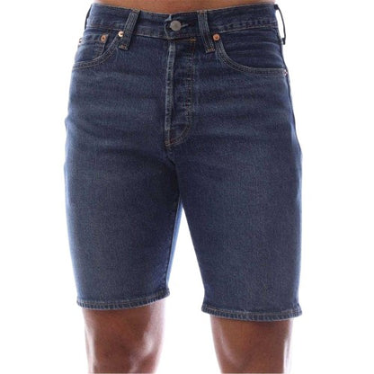 Front - Levis Mens 501 Original Denim Jean Shorts