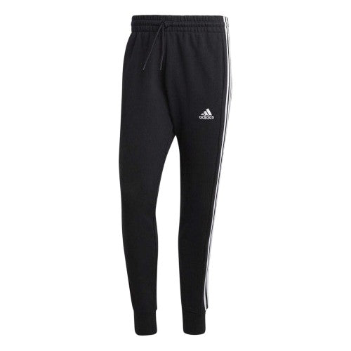 Front - Adidas Mens French Terry 3 Stripes Joggers