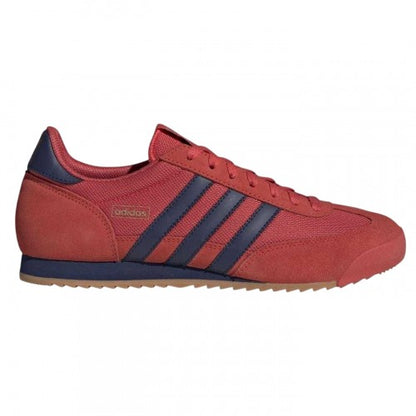 Front - Adidas Mens Originals R71 Logo Leather Shoes