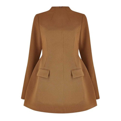 Front - Odd Muse Womens/Ladies Flared Long-Sleeved Mini Dress