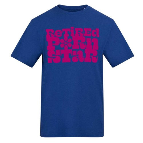 Front - AWD Mens Retired Printed Cotton T-Shirt