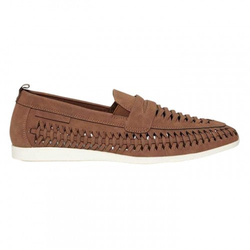 Front - Threadbare Mens Aaron Woven Loafers