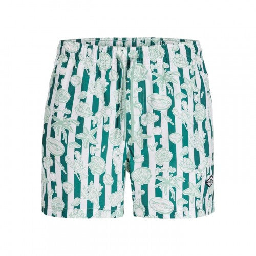 Front - Jack And Jones Mens Seashell Swim Shorts