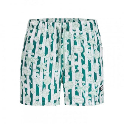 Front - Jack And Jones Mens Seashell Swim Shorts