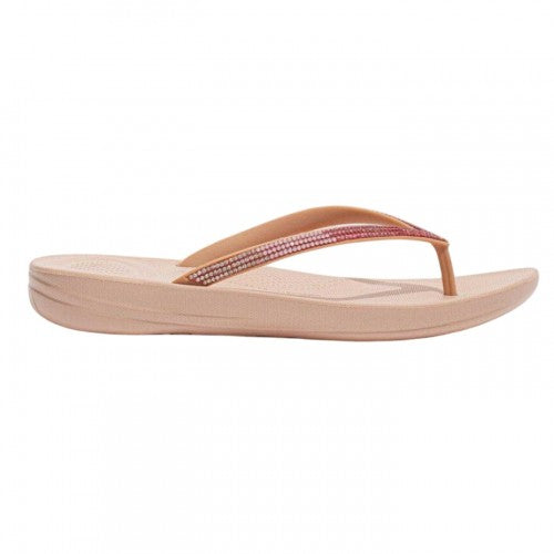 Front - Fit Flop Womens/Ladies Wedge Flip Flops