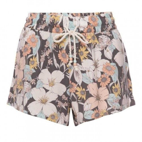Front - PJ Salvage Womens/Ladies Salvage Floral Relaxed Fit Shorts