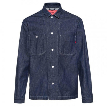 Front - Hugo Boss Mens X Replay Denim Oversized Overshirt